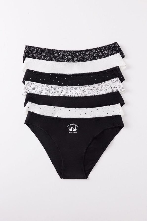 Pack Of 7 Classic Cotton Panties